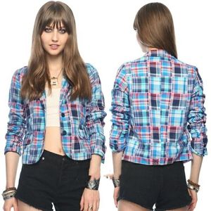 NWT Forever 21 dispatched suit blazer Sz S